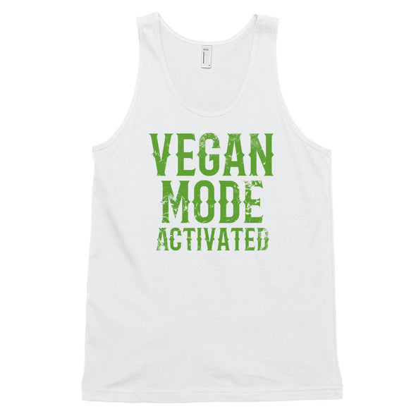 Vegan Mode Activated Classic tank top (unisex)