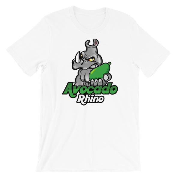 Avocado Rhino Short-Sleeve Unisex T-Shirt