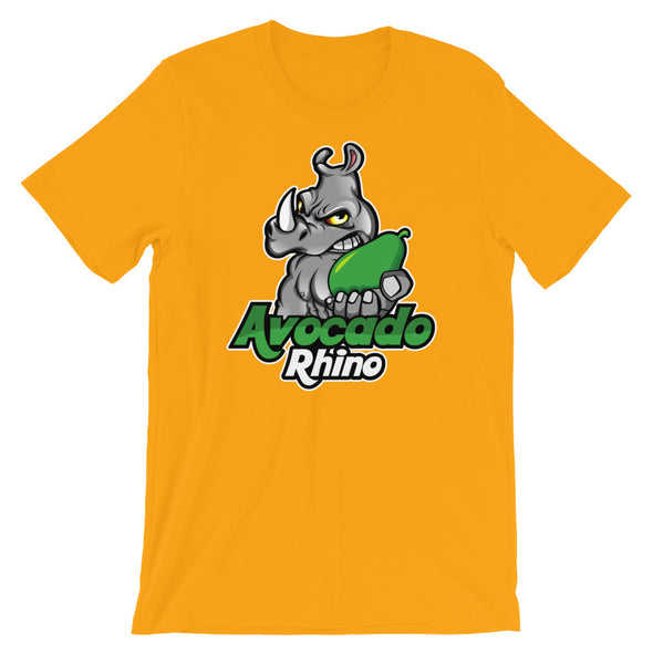 Avocado Rhino Short-Sleeve Unisex T-Shirt