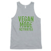 Vegan Mode Activated Classic tank top (unisex)