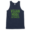 Vegan Mode Activated Classic tank top (unisex)