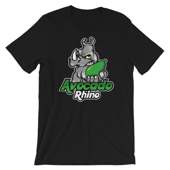 Avocado Rhino Short-Sleeve Unisex T-Shirt