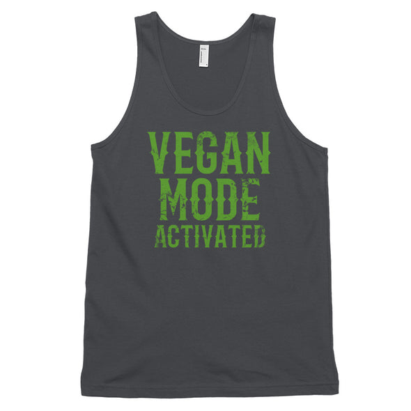 Vegan Mode Activated Classic tank top (unisex)