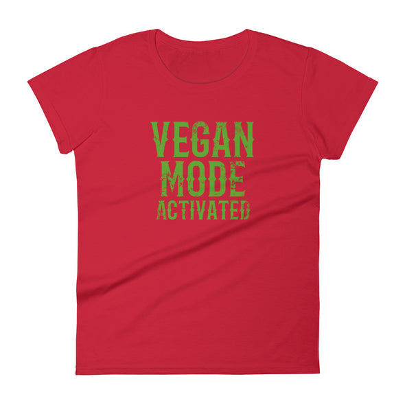 Vegan Mode Activated short sleeve t-shirt