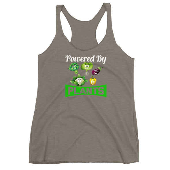 Powered By (Happy) Plants Women's Racerback Tank