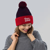 Vegan Beast Pom-Pom Beanie