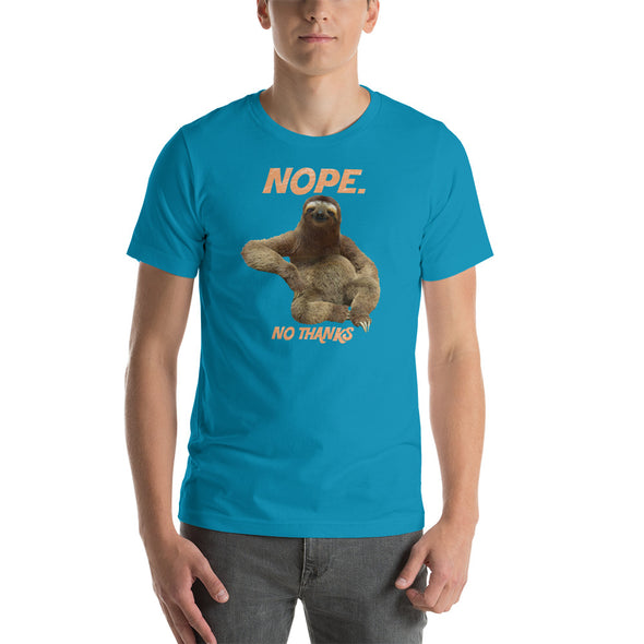 Nope No Thanks Short-Sleeve Unisex T-Shirt