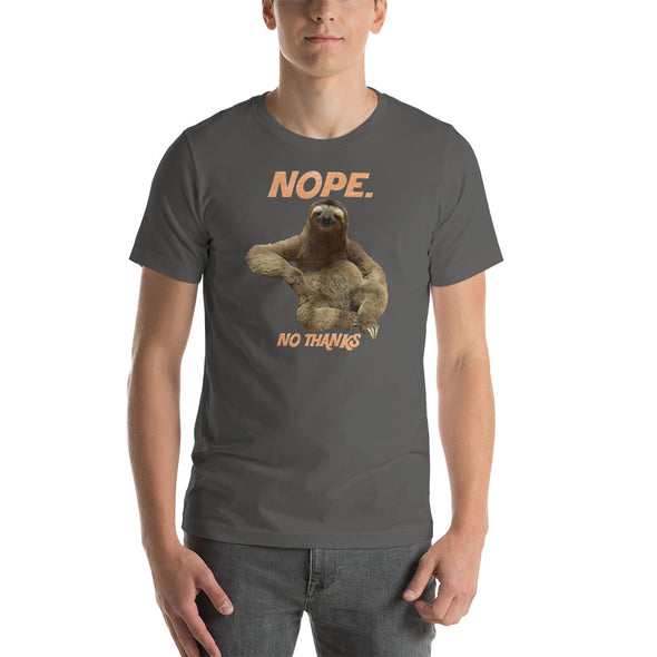 Nope No Thanks Short-Sleeve Unisex T-Shirt