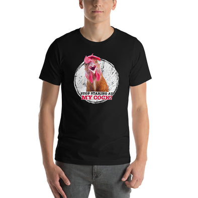 Stop Staring at my Short-Sleeve Unisex T-Shirt