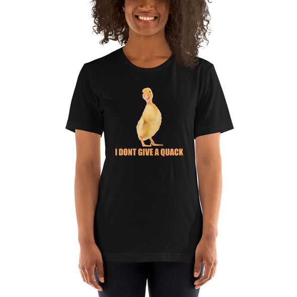 I dont Give A Quack Short-Sleeve Unisex T-Shirt