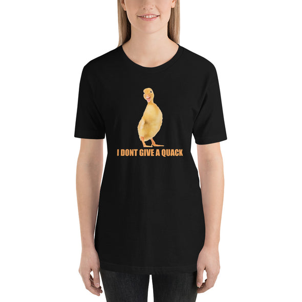 I dont Give A Quack Short-Sleeve Unisex T-Shirt