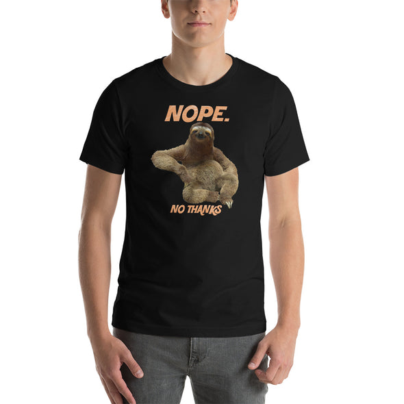 Nope No Thanks Short-Sleeve Unisex T-Shirt