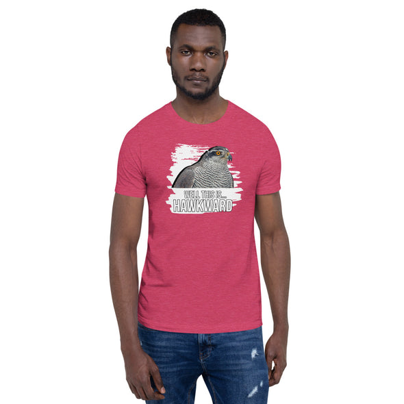 Well this is Hawkward Short-Sleeve Unisex T-Shirt