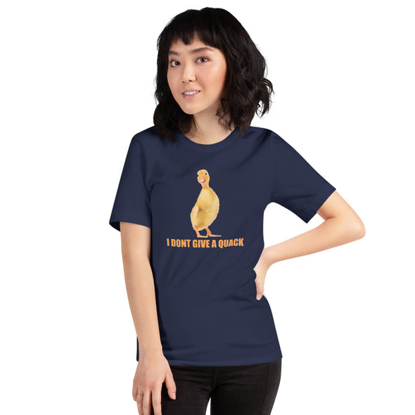 I dont Give A Quack Short-Sleeve Unisex T-Shirt