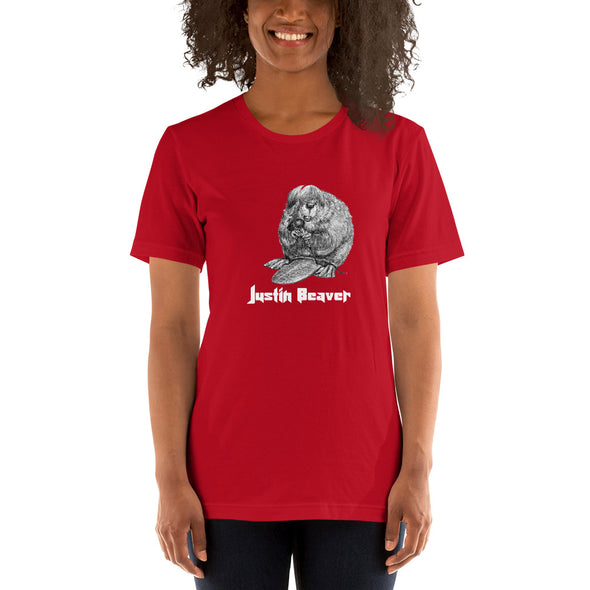 Justin Beaver Short-Sleeve Unisex T-Shirt