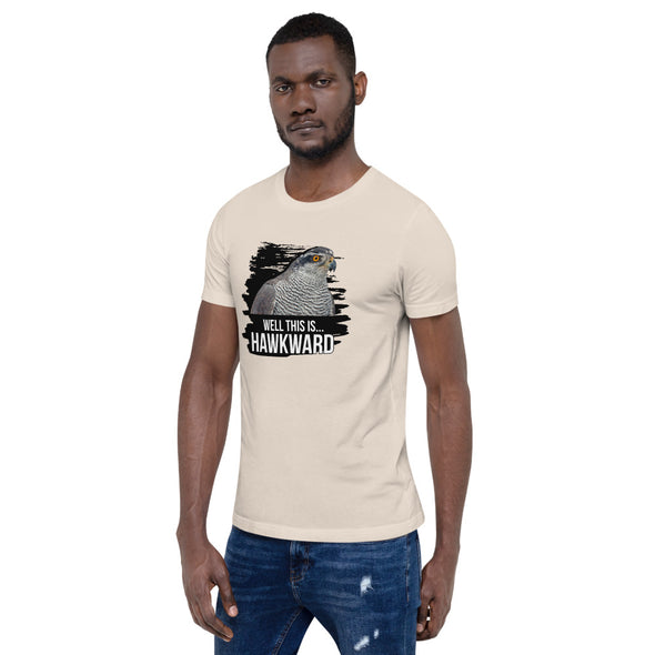 Well this is Hawkward Short-Sleeve Unisex T-Shirt