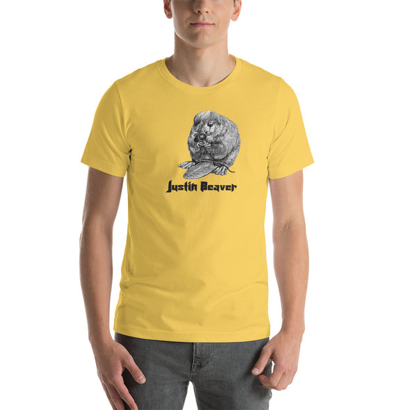 Justin Beaver Short-Sleeve Unisex T-Shirt