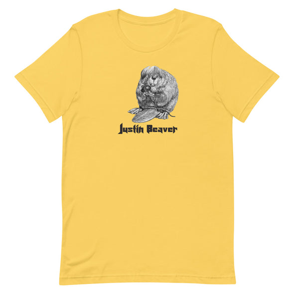 Justin Beaver Short-Sleeve Unisex T-Shirt