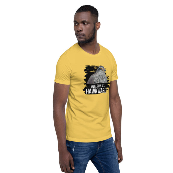 Well this is Hawkward Short-Sleeve Unisex T-Shirt