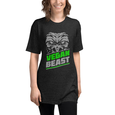 Vegan Beast Tri-Blend Track Shirt