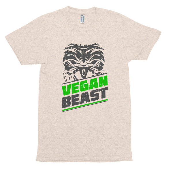 Vegan Beast Tri-Blend Track Shirt