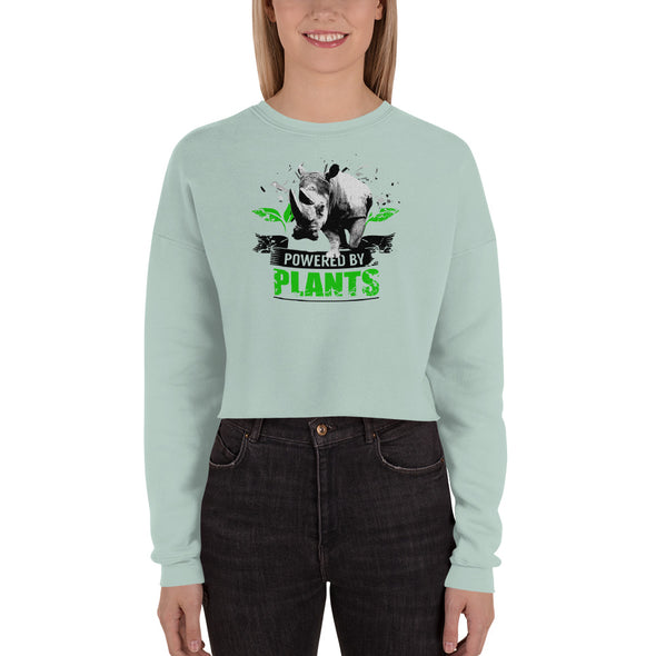 Powered By Plants Crop Sweatshirt