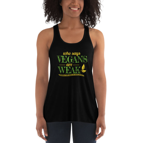 Who Says Women's Flowy Racerback Tank