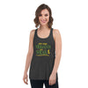 Who Says Women's Flowy Racerback Tank