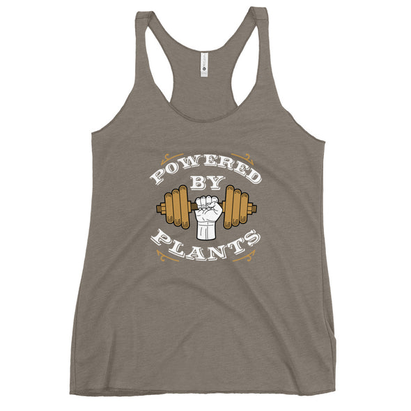 Powered By plants Women's Racerback Tank