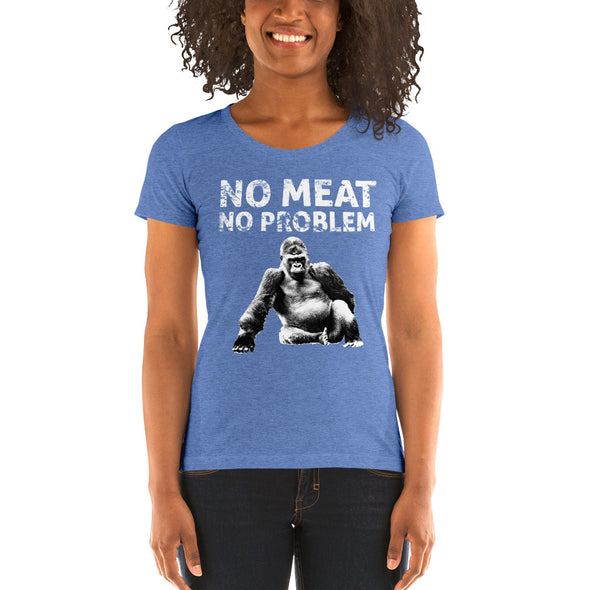 No Meat No Problem Ladies' short sleeve t-shirt