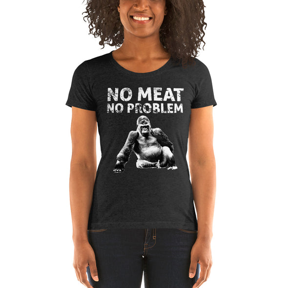 No Meat No Problem Ladies' short sleeve t-shirt